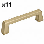 11 x Blackrock 3-3/4 in. (96mm) Modern Champagne Bronze Arch Cabinet Pull