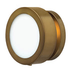 Hinkley Lighting 3650 Mercer 7" Tall Wall Sconce Heritage Brass Indoor Lighting Wall Sconces