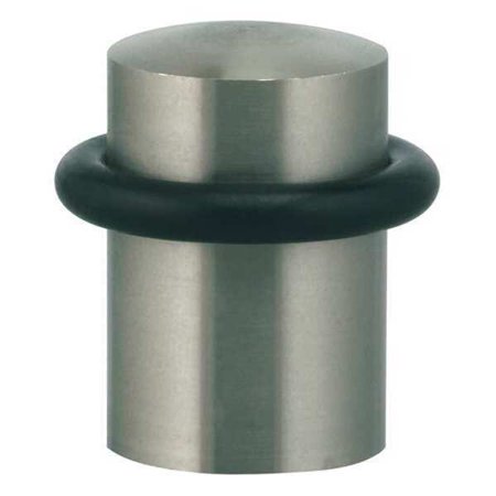5 Omnia 7001.32D Door Stop Steel Silver 1-3/16 H X 7/8 W