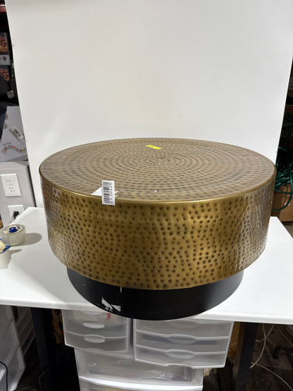 Scratch & Dent Simpli Home - Montrose Metal Coffee Table - Antique Gold /Black