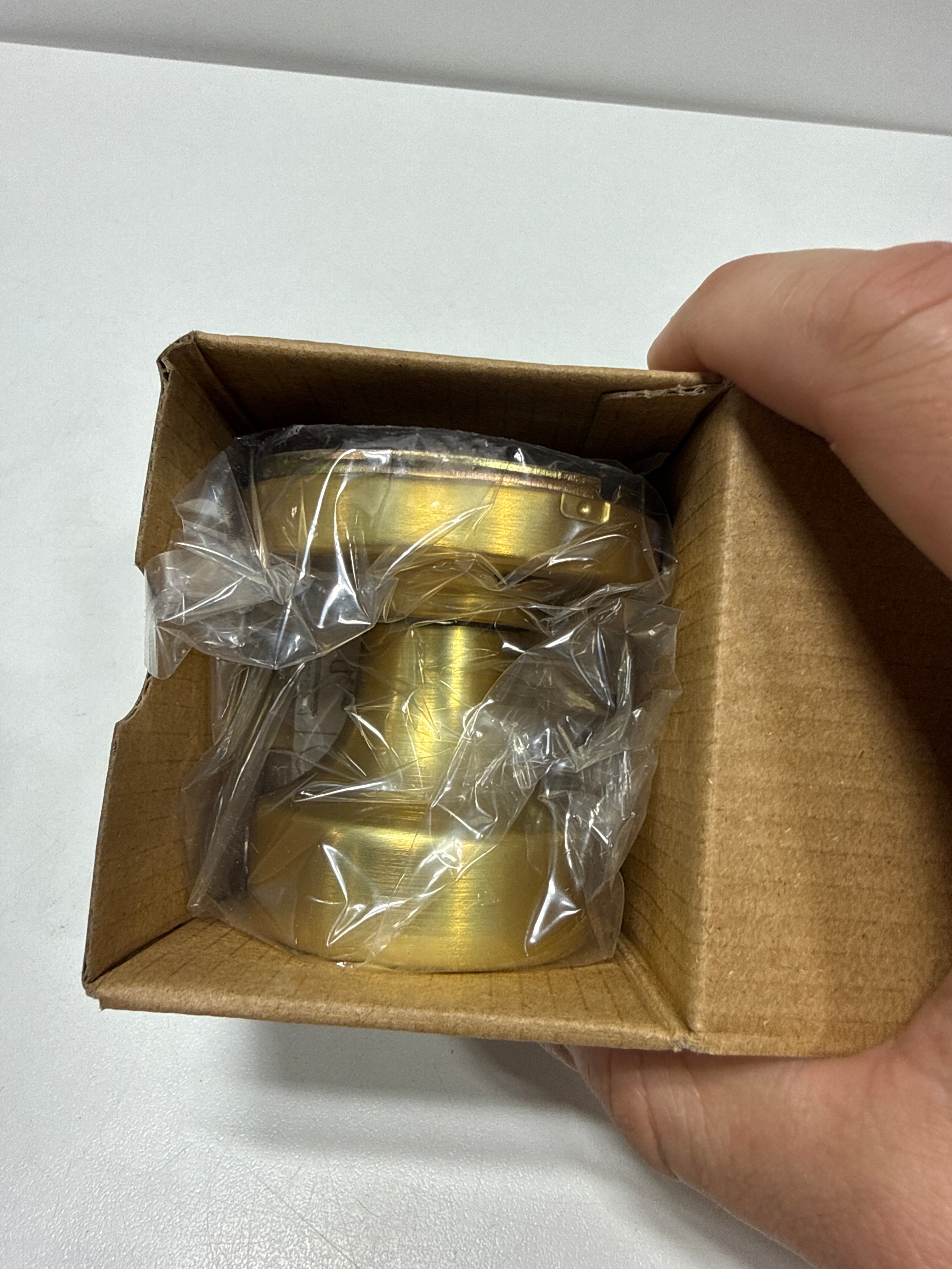 Kwikset 788Pskrdt Pismo Non-Turning One-Sided Dummy Door Knob - Brass