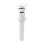 Swiss Madison Residential Pop up Stainless Steel Sink Drain 1.75 in Glossy White