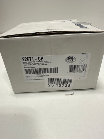 KOHLER K-22671-CP Round Design Tile-In Shower Drain - *Plumbing