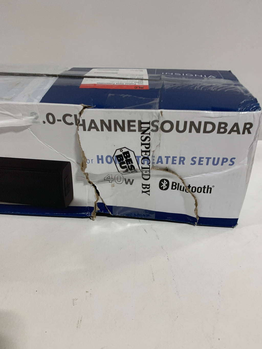 Insignia - 2.0-Channel Soundbar - Black - *TV & Home Theater