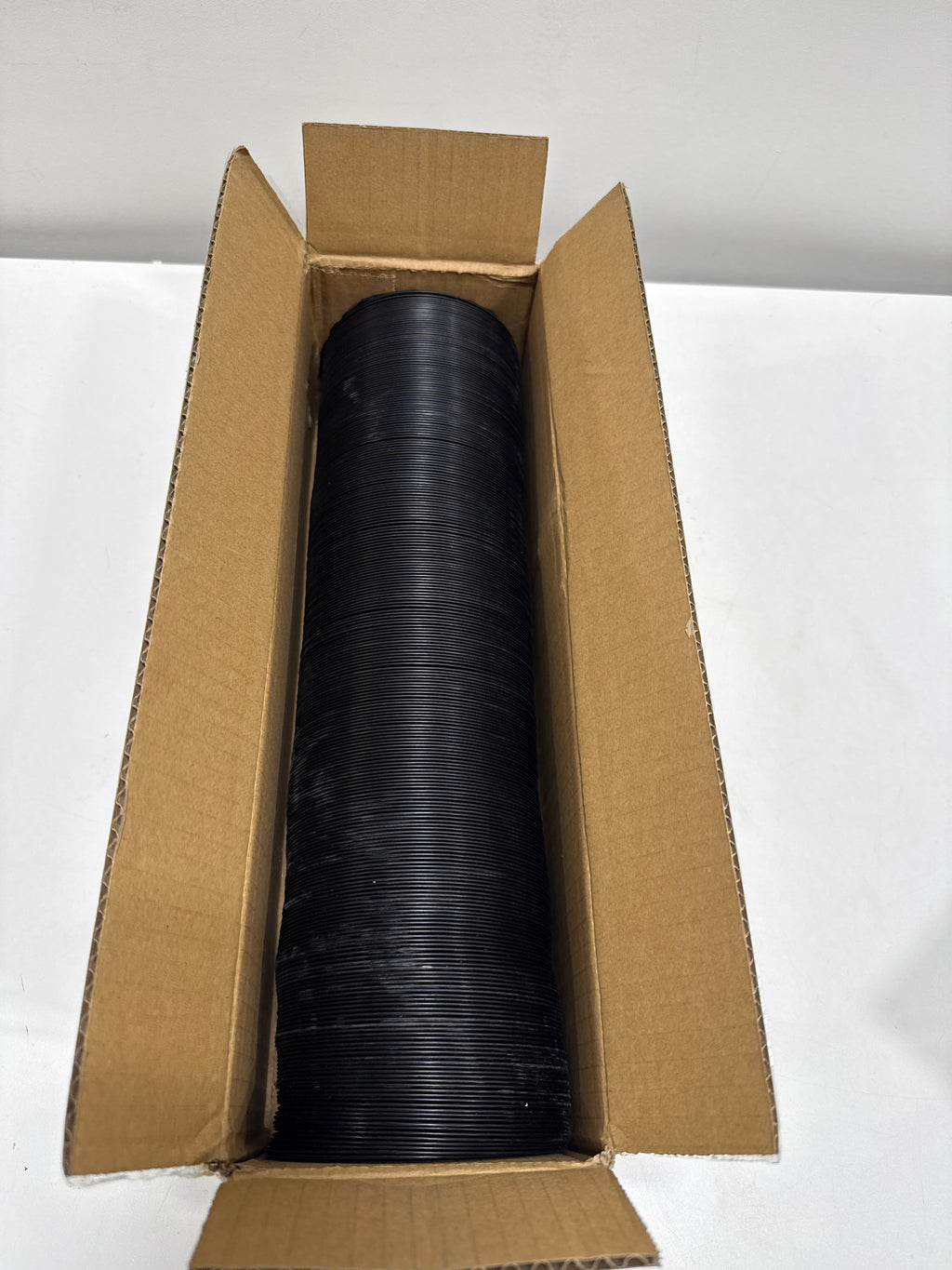 4 in. X 25 Ft. Fire-Rated Flexible Aluminum Duct for HVAC Ventilation-High Temp Resistance & Easy Installation