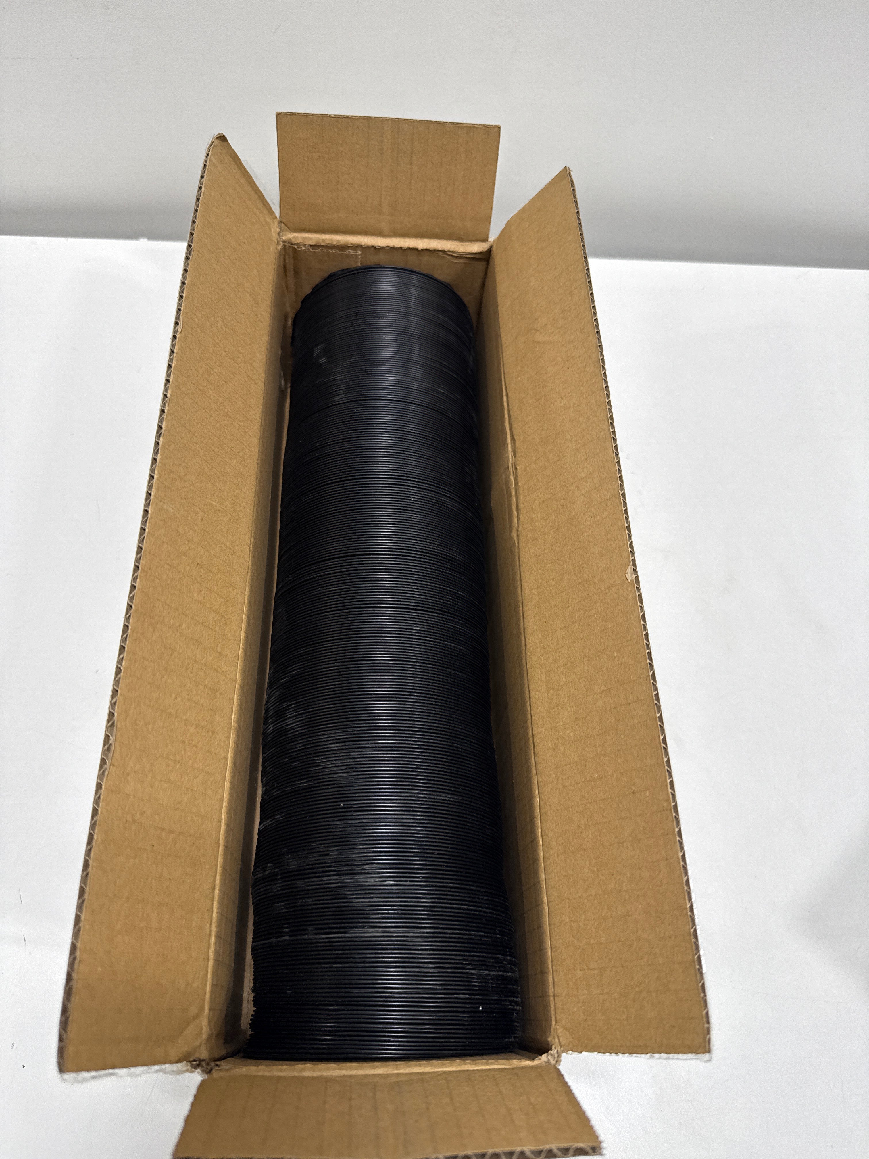 4 in. X 25 Ft. Fire-Rated Flexible Aluminum Duct for HVAC Ventilation-High Temp Resistance & Easy Installation