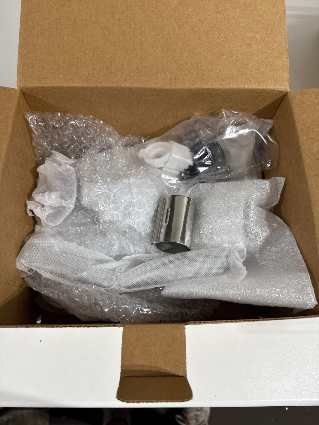 Moen Gibson Chrome Posi-Temp Pressure Balancing Modern Tub and Shower Trim with 8-Inch Rainshower Valve Required