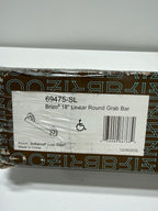 Brizo 69475 18" Round Grab Bar Luxe Steel