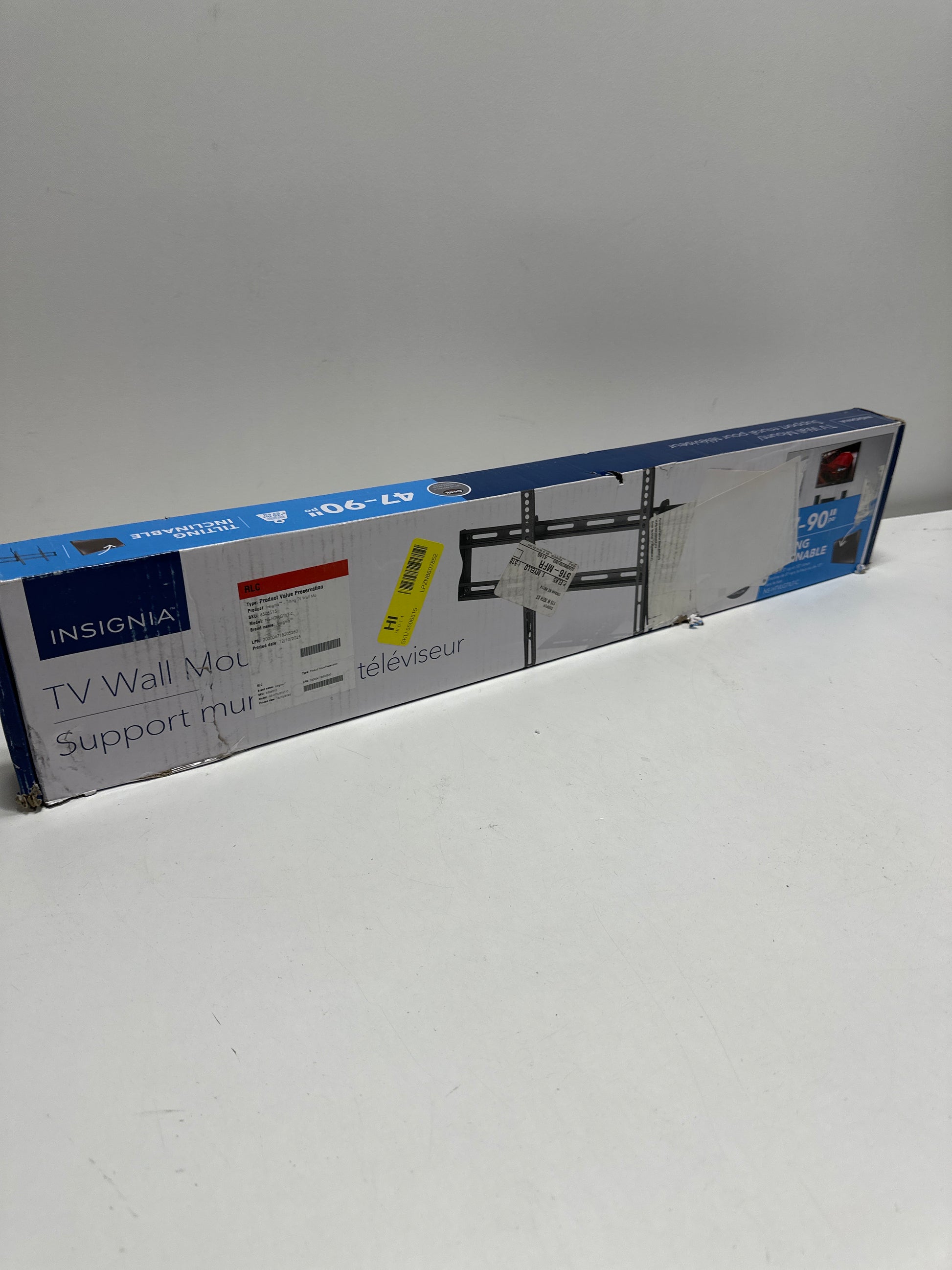 Insignia™ - Tilting TV Wall Mount for Most 47” – 90” TVs - Black - *TV & Home Theater