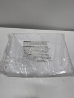 Exclusive Home Penny Sheer Embellished Stripe Grommet Top Curtain Panel Pair 50 X84 Winter White