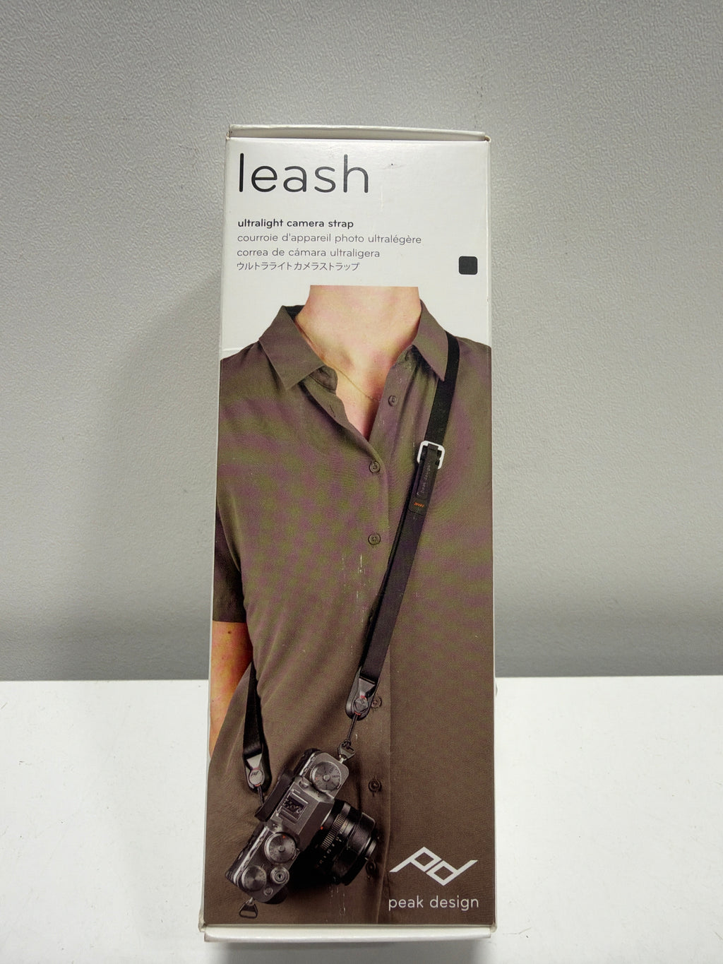 Peak Design Leash Camera Strap, 32.6 - 57.1 in., Black, L-BL-3