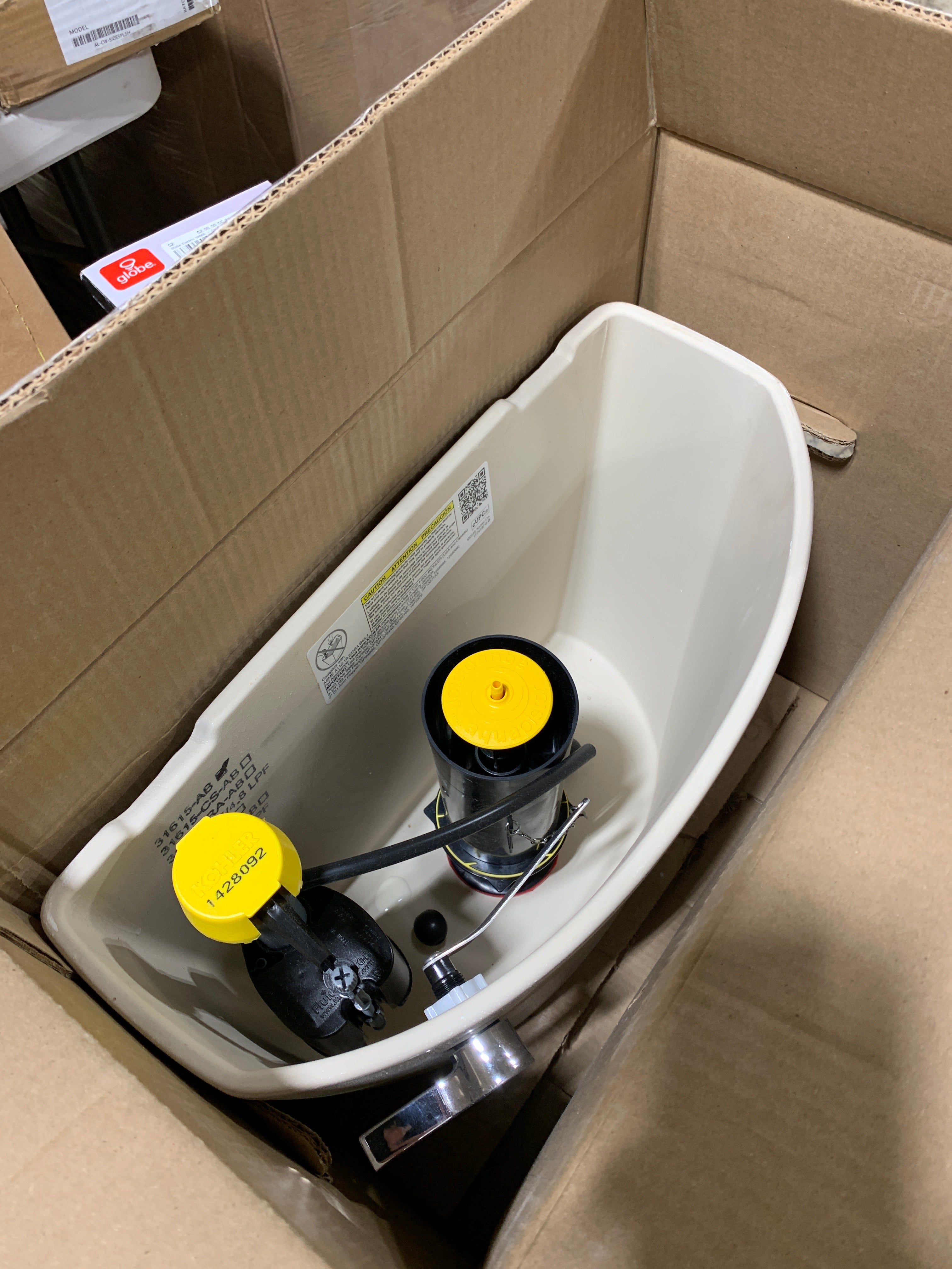 Cimarron Toilet Tank Only 1.28 GFP Single Flush in Biscuit - *Plumbing