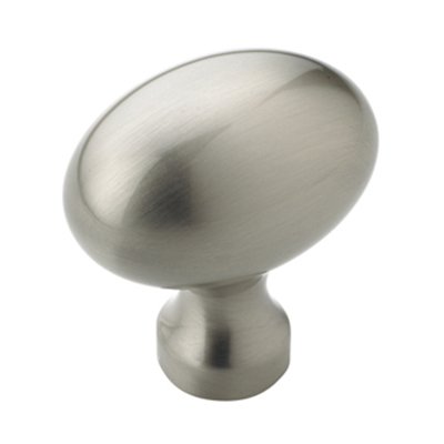 10 x Amerock BP53014 Vaile 1-3/8 Inch Oval Cabinet Knob Satin Nickel Cabinet Hardware Knobs Oval