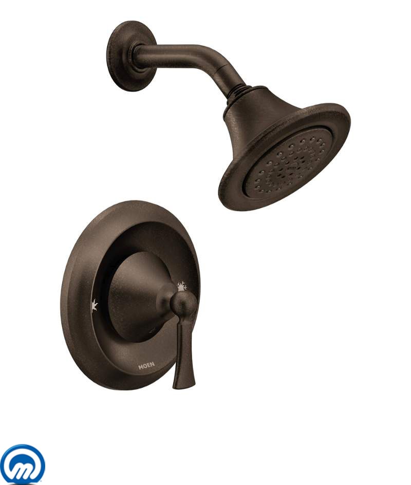 Moen T4502 Wynford Single Handle 1-Spray Posi-Temp Shower Faucet Trim Kit