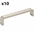 10 x Elements 193-128 Asher 5-1/16’’ (128mm) Center to Center Radius Curved Strap Cabinet Handle / Drawer Pull Satin