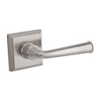 Baldwin Reserve PVFEDTSR141 Door Handle Sets Privacy Federal Lever and Traditional Square Rose Bright Nickel Finish