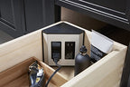 Kohler Drawer Electrical Outlet K-99566-CA3, Black