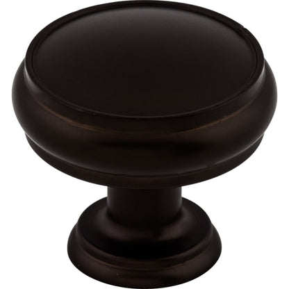 5 x Top Knobs TK832 Eden 1-3/8 Inch Mushroom Cabinet Knob Oil Rubbed Bronze