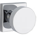 Baldwin PSCONCSR260 Modern Passage Door Knob Set with Modern Square Trim