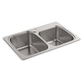 Kohler 75791-1-NA Verse™ 33" top-/undermount double-bowl kitchen sink, Stainless Steel