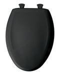 Bemis 1200SLOWT Classic Colors Elongated Closed-Front Toilet Seat and Lid Black&nbsp;