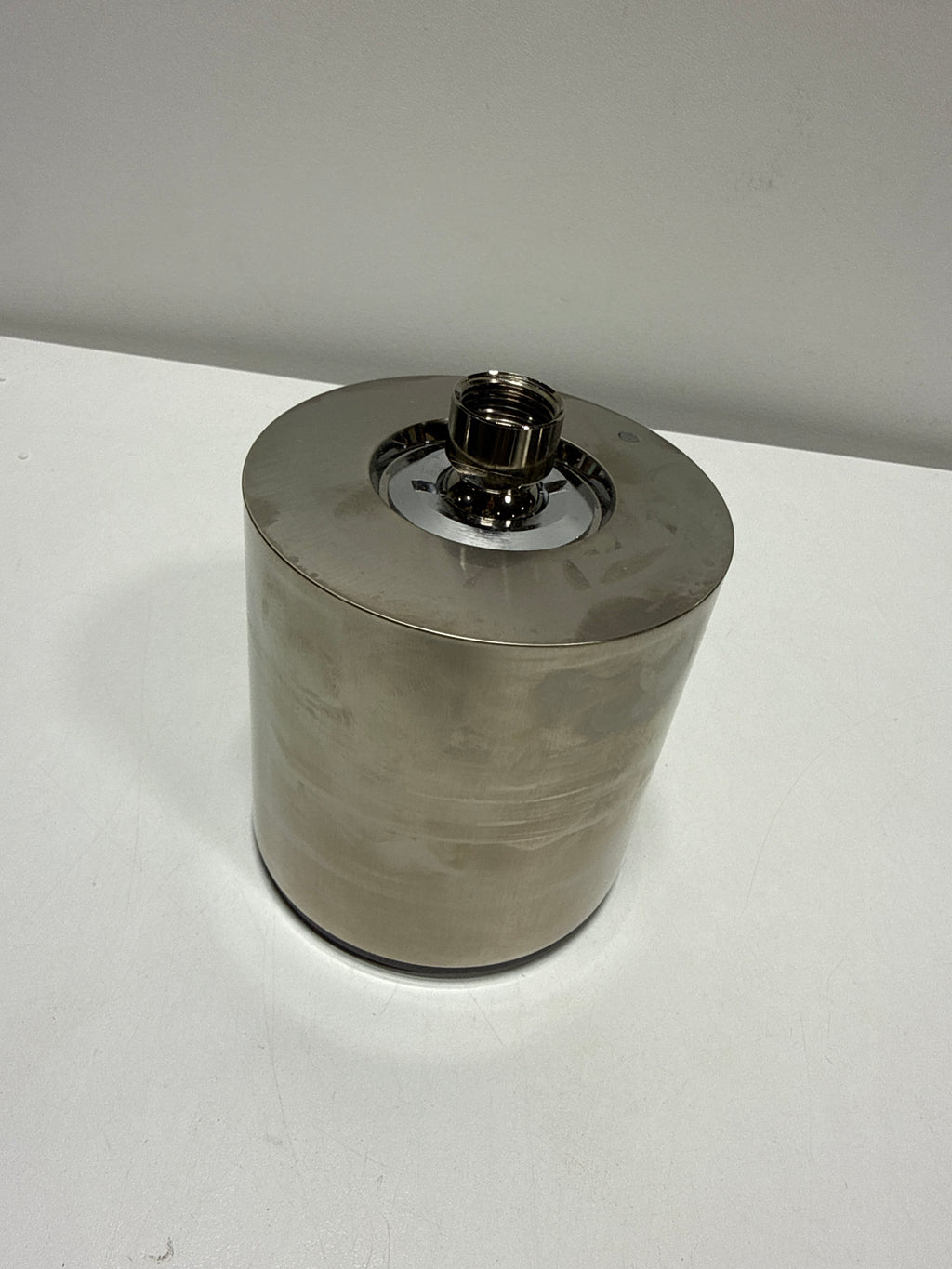 Used Hansgrohe 24131 Pulsify S 2.5 GPM Single Function Rain Shower Head with QuickClean Technology Brushed Nickel
