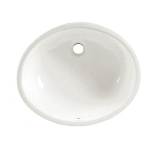 American Standard 0495.300 Ovalyn 15" Undermount Porcelain Bathroom Sink White