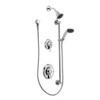 Moen 8342 M-Dura Showering Commercial Posi-Temp Two-Handle Shower Only Set Chrome - *Plumbing
