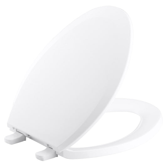Kohler K-4652 Lustra Q2 Elongated Closed-Front Toilet Seat with Quick-Release and Quick-Attach Hinges