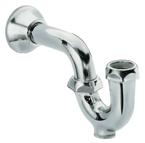 Kohler K-8998 Adjustable P-Trap with Tubing Outlet for 1.25" OD Inlet and 1.25" OD Outlet Polished Chrome Accessory P-Trap