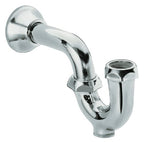 Kohler K-8998 Adjustable P-Trap with Tubing Outlet for 1.25" OD Inlet and 1.25" OD Outlet Polished Chrome Accessory P-Trap