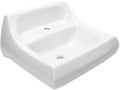 Kohler K-2007-0 Kingston Wall-Mount Lavatory, White, 1.38