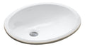 Kohler Caxton 17’’ Undermount Bathroom Sink with Overflow - Plumbing