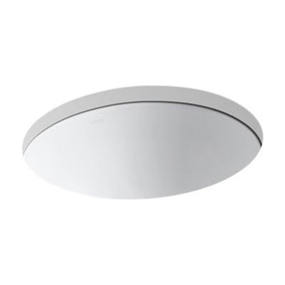 KOHLER K-2205 Caxton 19-1/4" Oval Undermount Bathroom Sink, No Overflow