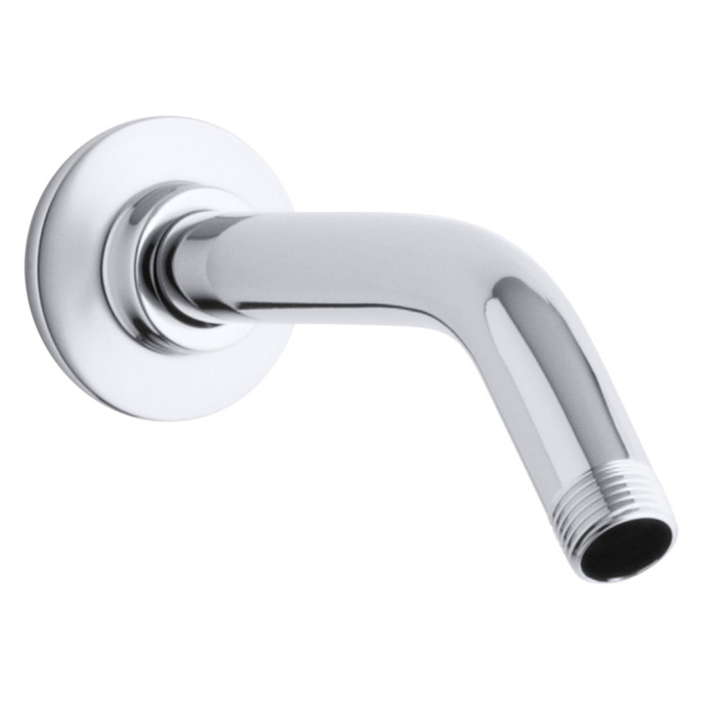 Kohler 7-1/2 in. Shower Arm and Flange in Polished Chrome