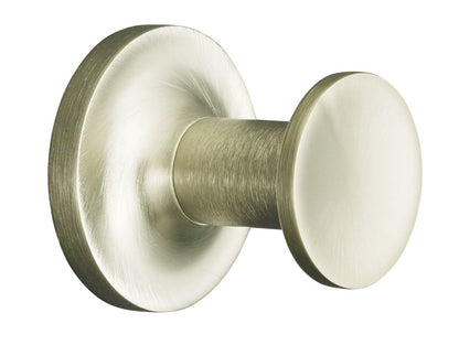 Purist Single Robe Hook in Vibrant Brushed Nickel