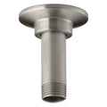 KOHLER K-7396-BN 3-Inch Straight Ceiling-Mount Showerarm and Flange, Vibrant Brushed Nickel