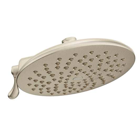 Moen Velocity Brushed Nickel Two-Function 8" Diameter Spray Head Rainshower