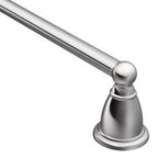 Moen YB2224CH Brantford Collection 24-Inch Bathroom Single Towel Bar Chrome - *Plumbing