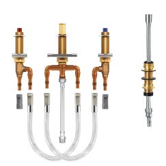 Moen Roman Tub with Diverter 10 - 24 Center 1/2 Cpvc Crimp Ring Pex Connection