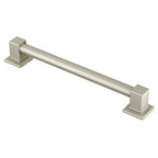Moen YG8818BN Bathroom Safety 18-Inch Stainless Steel Modern Bathroom Grab Bar, Brushed Nickel