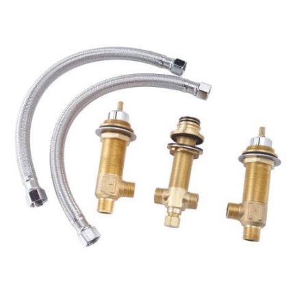 Signature Hardware 448004 3 Hole Roman Tub Filler Rough-in Valve Valves Rough in Valves Tub Faucet Valves