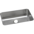 Elkay ELUH2416 Lustertone Classic Single Bowl Undermount Stainless Steel Sink