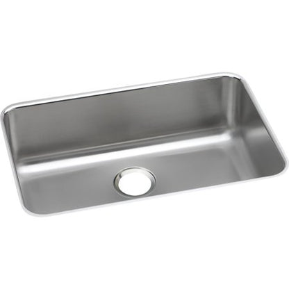 Elkay ELUH2416 Lustertone Classic Single Bowl Undermount Stainless Steel Sink