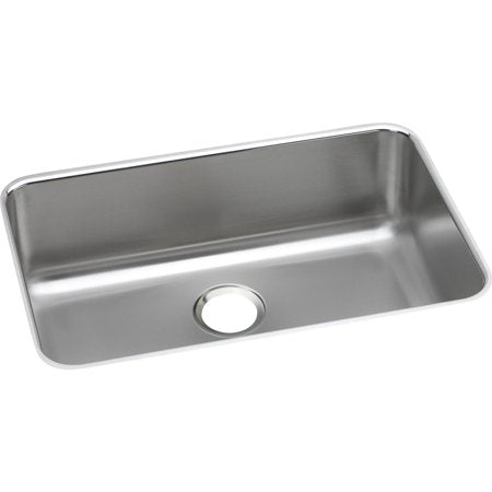 Elkay ELUH2416 Lustertone Classic Single Bowl Undermount Stainless Steel Sink