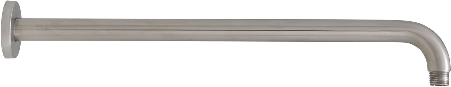 Signature Hardware 948955-18 Contemporary 17-5/8" Wall Mounted Shower Arm Brushed Nickel