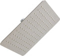 Signature Hardware 948947-10-2.5 2.5 GPM 10" Wide Modern Square Rain Shower Head Brushed Nickel