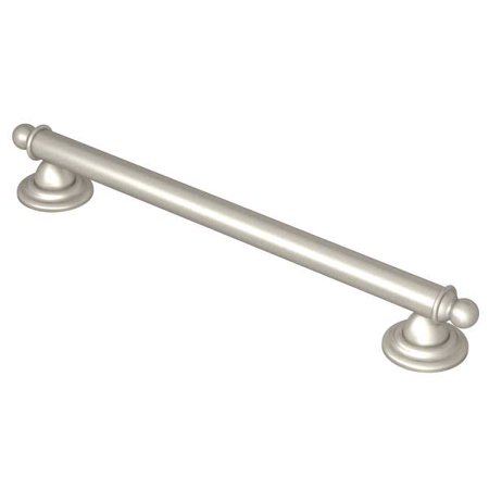 Moen YG2218BN Brushed Nickel 18 Designer Grab Bar - *Plumbing