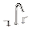 Hansgrohe 71533 Logis 1.2 GPM Widespread Bathroom Faucet with EcoRight and ComfortZone Technologies