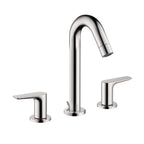 Hansgrohe 71533 Logis 1.2 GPM Widespread Bathroom Faucet with EcoRight and ComfortZone Technologies